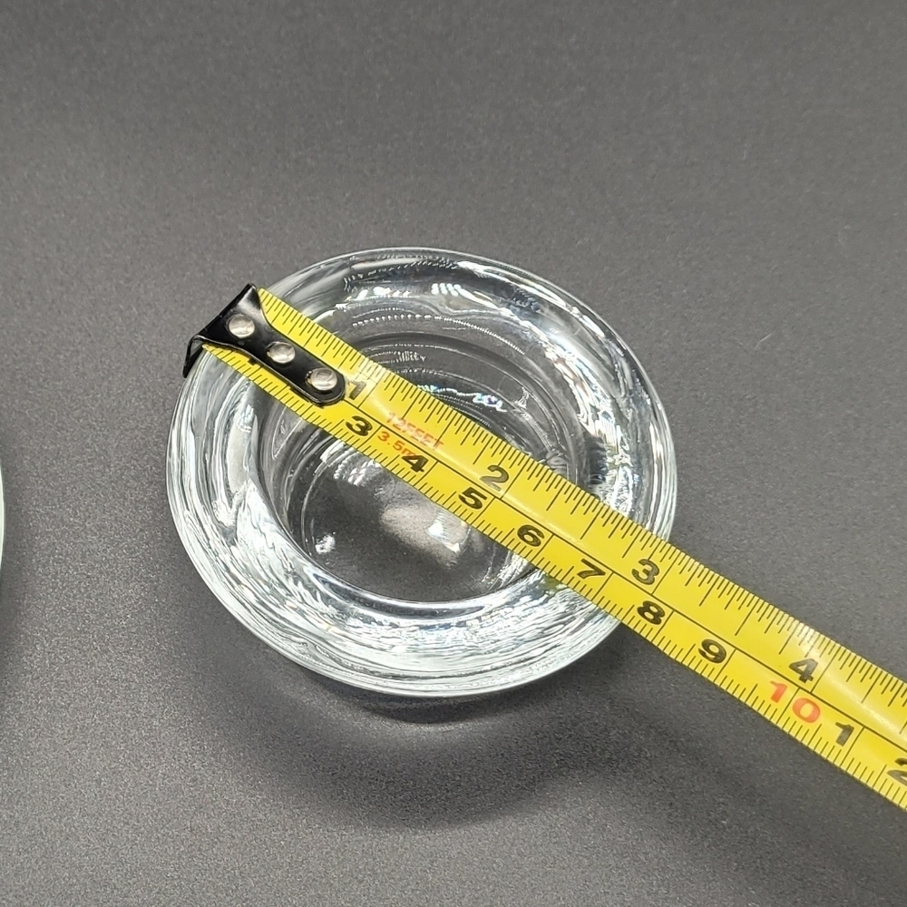 Clear Glass Round Candle Liner & Clear Glass Tea Light Candle Holder - Picture 6 of 6